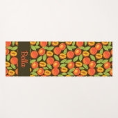 Sweet Summer Peach Muster Yogamatte (Vorderseite (Horizontal))