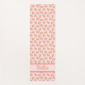 Sweet Summer Peach Muster Yogamatte (Vorderseite)