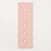 Sweet Summer Peach Muster Yogamatte (Rückseite)