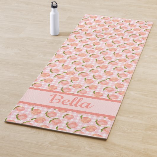 Sweet Summer Peach Muster Yogamatte (Beispiel)
