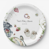 Sweet Summer Picnic | Baby Shower Paper Plate Pappteller (Vorderseite)