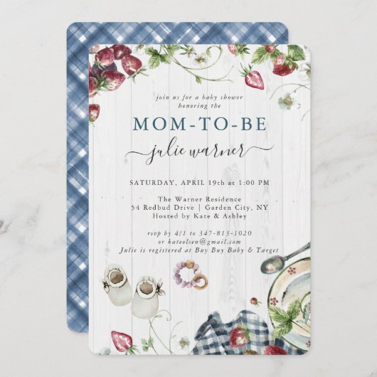 Sweet Summer Picnic | Babydusche (Vorne/Hinten)