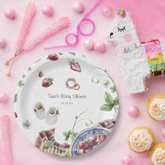 Sweet Summer Picnic | Babydusche Pappteller (Party)