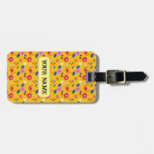 Sweet Summer Red Blume, Brille, Kirsche Gepäckanhänger (Vorderseite horizontal)