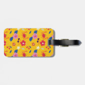 Sweet Summer Red Blume, Brille, Kirsche Gepäckanhänger (Rückseite horizontal)