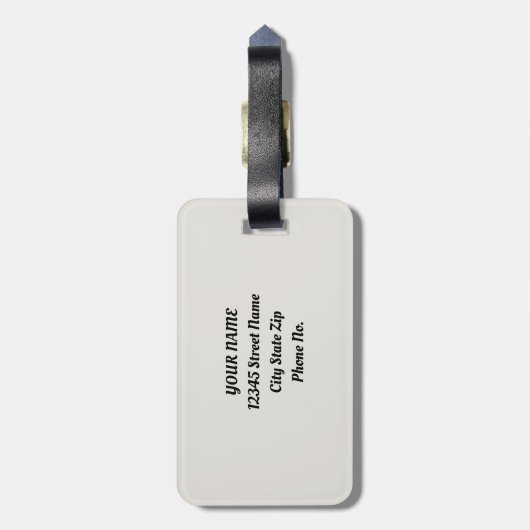 Sweet Summer Red Cherries Garden Gepäckanhänger (Rückseite vertikal)