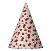 Sweet Summer Red Cherries Garden Partyhütchen (Links)