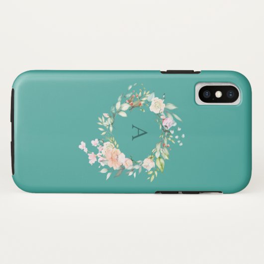 Sweet Summer Rose Garland Personalisiert Case-Mate iPhone Hülle (Rückseite (Horizontal))
