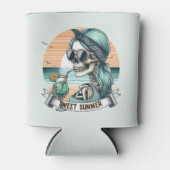 Sweet Summer - Skeleton Beach Vibe Dosenkühler (Vorderseite)