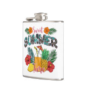 Sweet Summer Time Beach | Tropeninsel Flachmann (Links)