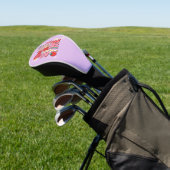 Sweet Summer Time Coquette Strawberry Retro Strand Golf Headcover (In SItu)
