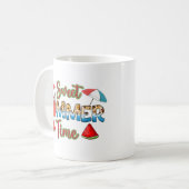 Sweet Summer Time | Farbenfrohe Wassermelone Kaffeetasse (Vorderseite Links)