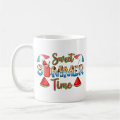 Sweet Summer Time | Farbenfrohe Wassermelone Kaffeetasse (Links)