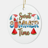 Sweet Summer Time | Farblich | Wassermelone Keramik Ornament (Links)