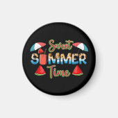 Sweet Summer Time | Farblich | Wassermelone Magnet (Vorne)