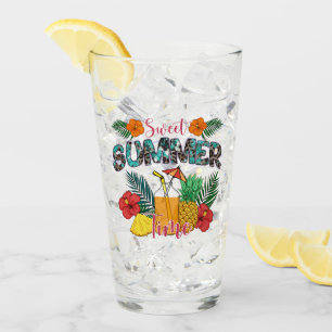 Sweet Summer Time   Tropische Früchte und Blumen Glas