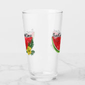 Sweet Summer Time | Wasserfarbene Wassermelone Glas (Links)