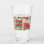 Sweet Summer Time | Wassermelone, Strand und Leopa Glas (Rückseite)