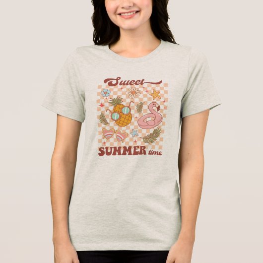 Sweet Summer Tri-Blend Shirt (Vorderseite)