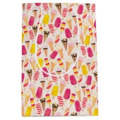 Sweet Summer Watercolor Ice Creme Mittlere Geschenktüte (Vorderseite)