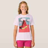 Sweet Summer Watermelon Girls' T - Shirt" T-Shirt (Vorne ganz)