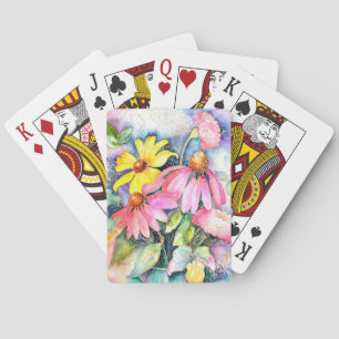 Sweet Summertime Floral Playing Cards Spielkarten