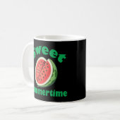 Sweet Summertime Watermelon Kaffeetasse (Vorderseite Links)