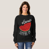 Sweet Summertime Watermelon - Sommerfrüchte Sweatshirt (Vorne ganz)