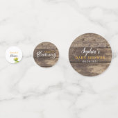 Sweet Sunflower Baby Dusche Konfetti (Rückseiten)