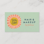 Sweet Sunflower Daisy Blume Pink Rabattkarte (Vorderseite)