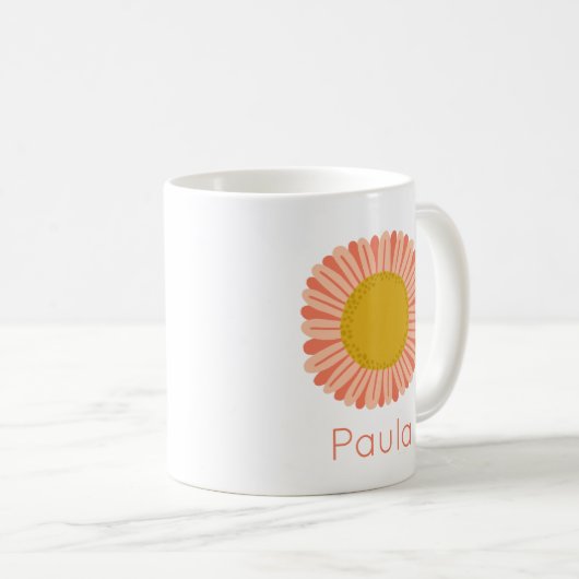 Sweet Sunflower Daisy CUSTOMIZE IT Kaffeetasse (VorderseiteRechts)