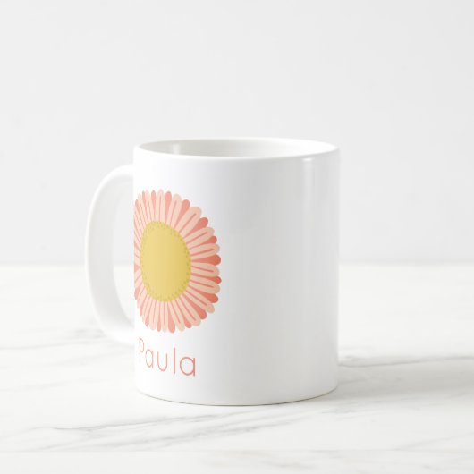 Sweet Sunflower Daisy CUSTOMIZE IT Kaffeetasse (Vorderseite Links)