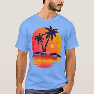 Sweet Sunset Motor Bootsmann T-Shirt