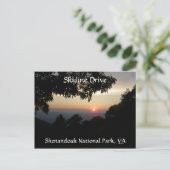 Sweet Sunset Postkarte (Stehend Vorderseite)