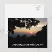 Sweet Sunset Postkarte (Vorne/Hinten)