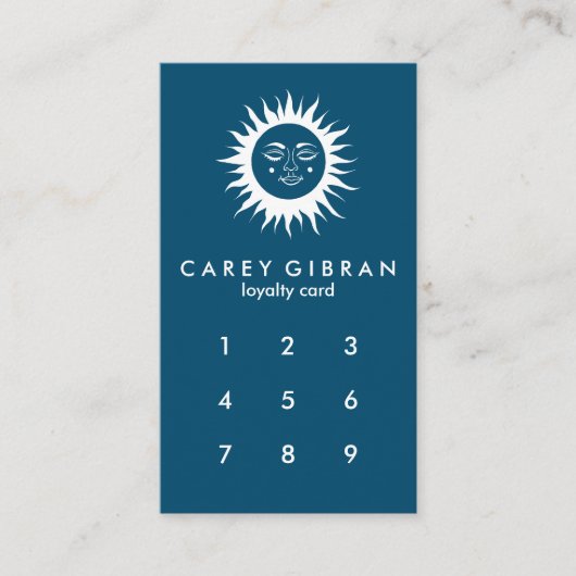 Sweet Sunshine Chic Elegante Line Zeichnend CUSTOM Treuekarte (Vorderseite)