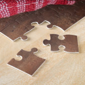 Sweet Tasty Syrup Pancakes Red Berries Food Rustic Puzzle (Seite)