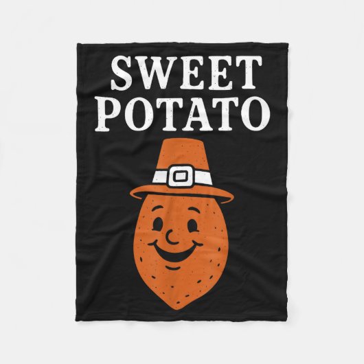 Sweet Tato And Kind Of Rude Tato Fleecedecke (Vorderseite)