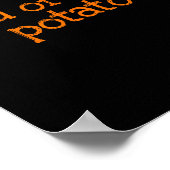 Sweet Tato And Kind Of Rude Tato Funny Matching Co Poster (Ecke)