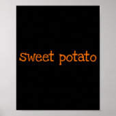 Sweet Tato And Kind Of Rude Tato Funny Matching Co Poster (Vorne)