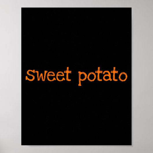 Sweet Tato And Kind Of Rude Tato Funny Matching Co Poster (Vorne)