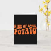 Sweet Tato And Kind Of Rude Tato  Karte (Gelbe Blume)