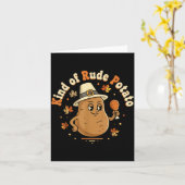 Sweet Tato And Kind Of Rude Tato  Karte (Gelbe Blume)