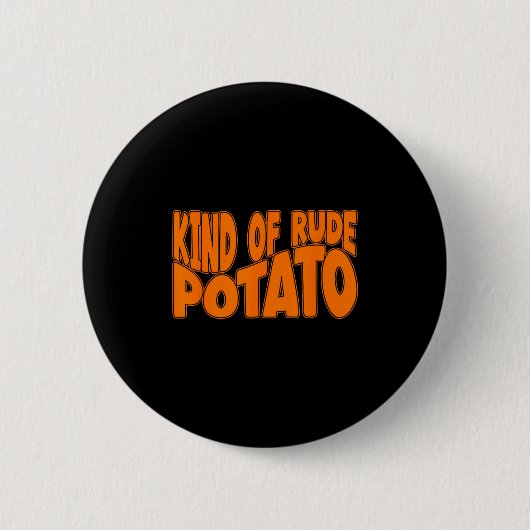 Sweet Tato And Kind Of Rude Tato, Thanksgiving Cou Button (Vorderseite)