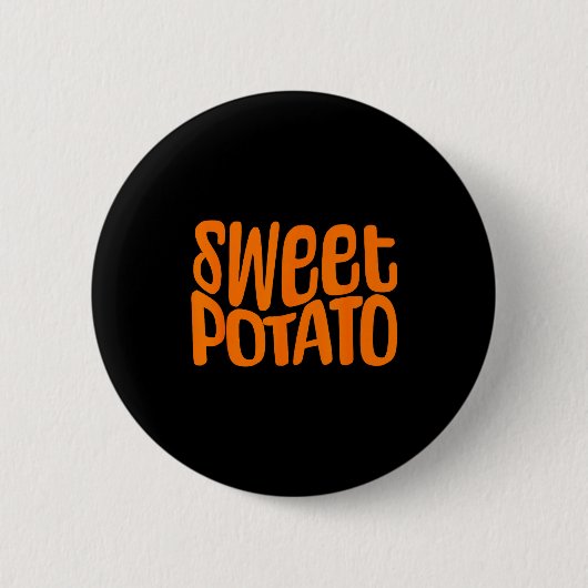 Sweet Tato And Kind Of Rude Tato, Thanksgiving Cou Button (Vorderseite)