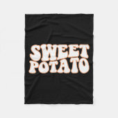 Sweet Tato And Kind Of Rude Tato, Thanksgiving Cou Fleecedecke (Vorderseite)