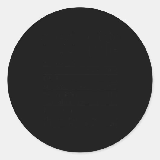 Sweet Tato Cerole Nutrition Facts Funny Thanksgivi Runder Aufkleber (Vorderseite)