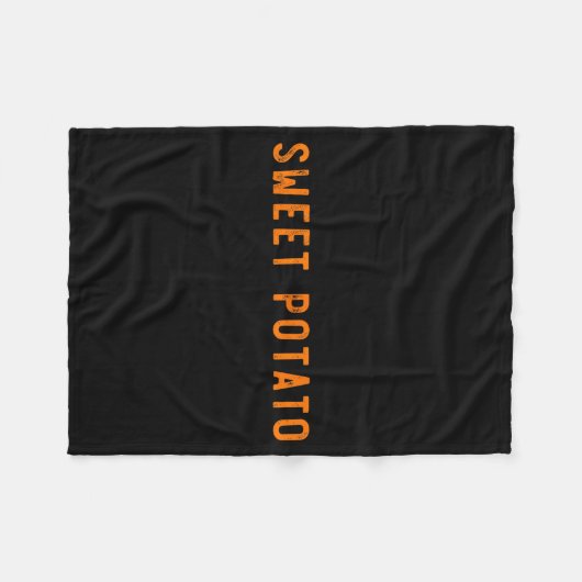 Sweet Tato Kind Of Rude Tato Funny Thanksgiving Ma Fleecedecke (Vorderseite (Horizontal))