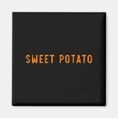 Sweet Tato Kind Of Rude Tato Funny Thanksgiving Ma Magnet (Vorne)