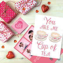 Sweet Tea Cups Personalisierte Fotos Valentinstag